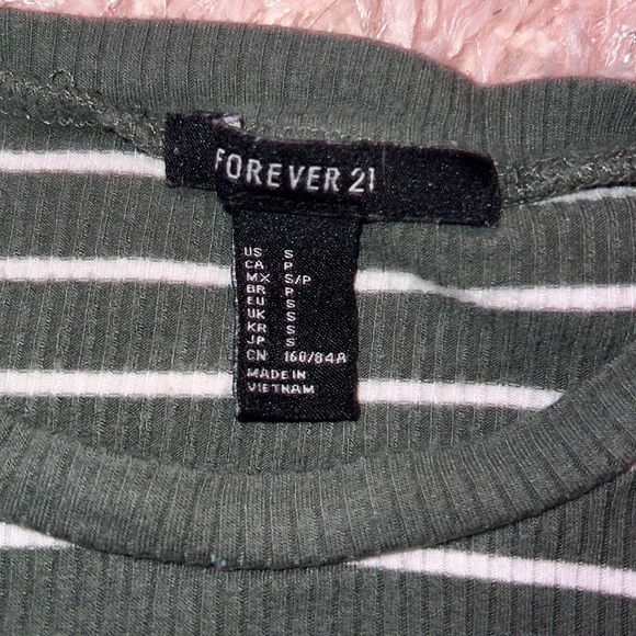 Green&white stripped skinny/fitted long dress. - Picture 2 of 3